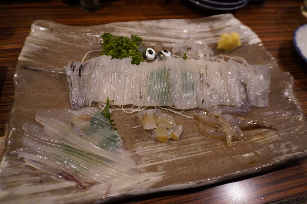 活いか刺し
