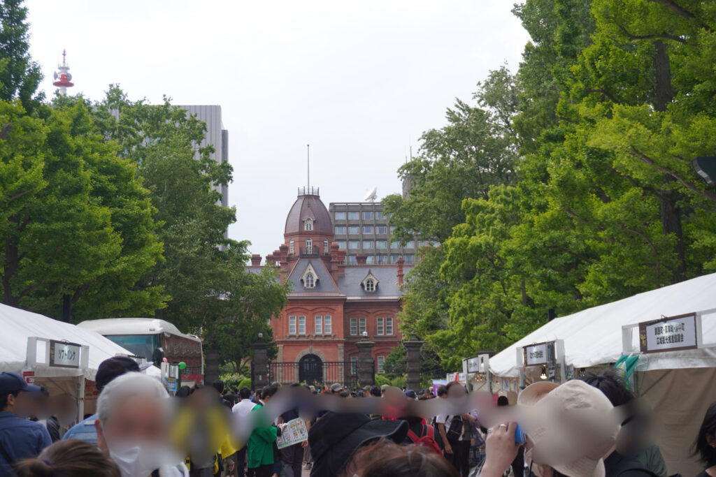 道庁赤れんが会場もいました!