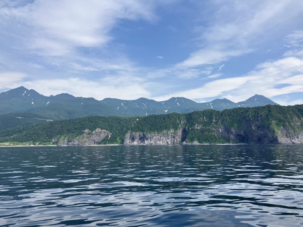 知床連山も綺麗に見えました✨