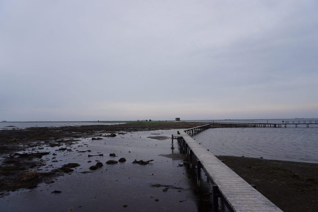 天気がよければ海も綺麗に見えるはず。