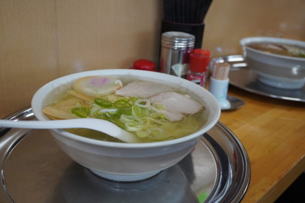 どちらかというと塩ラーメンが有名なお店。ボリュームたっぷりです。
