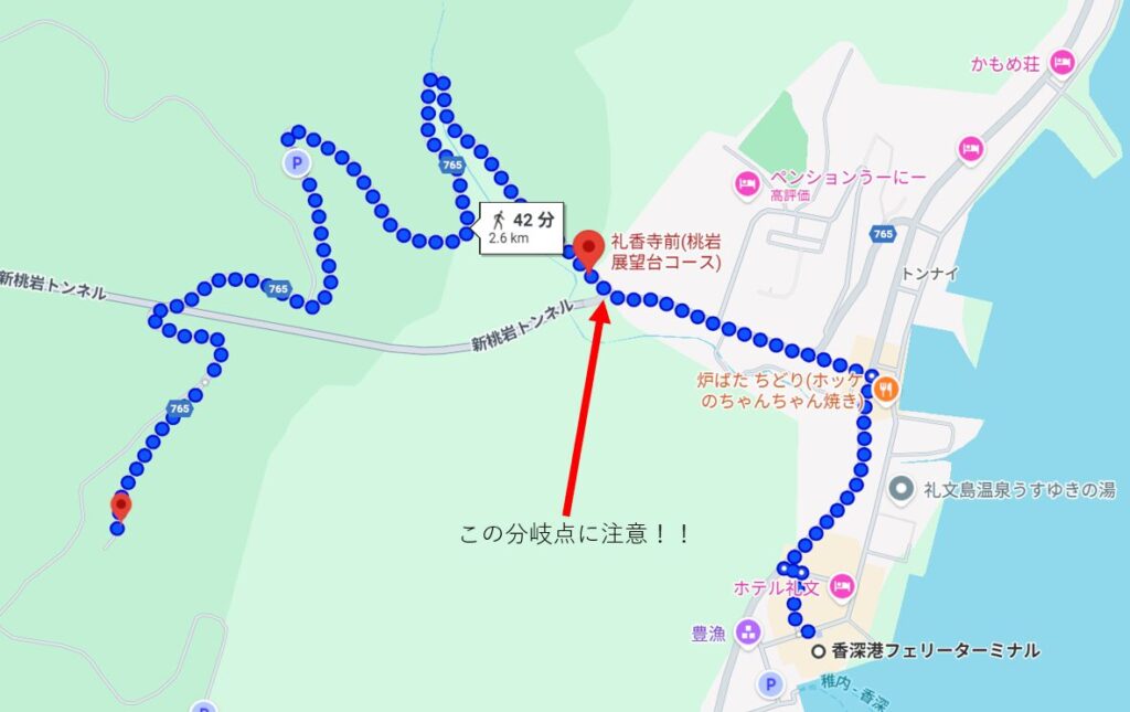 この分岐に注意!