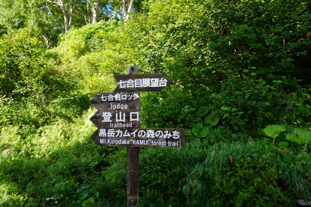 ここが観光客と登山者の分かれ目です。