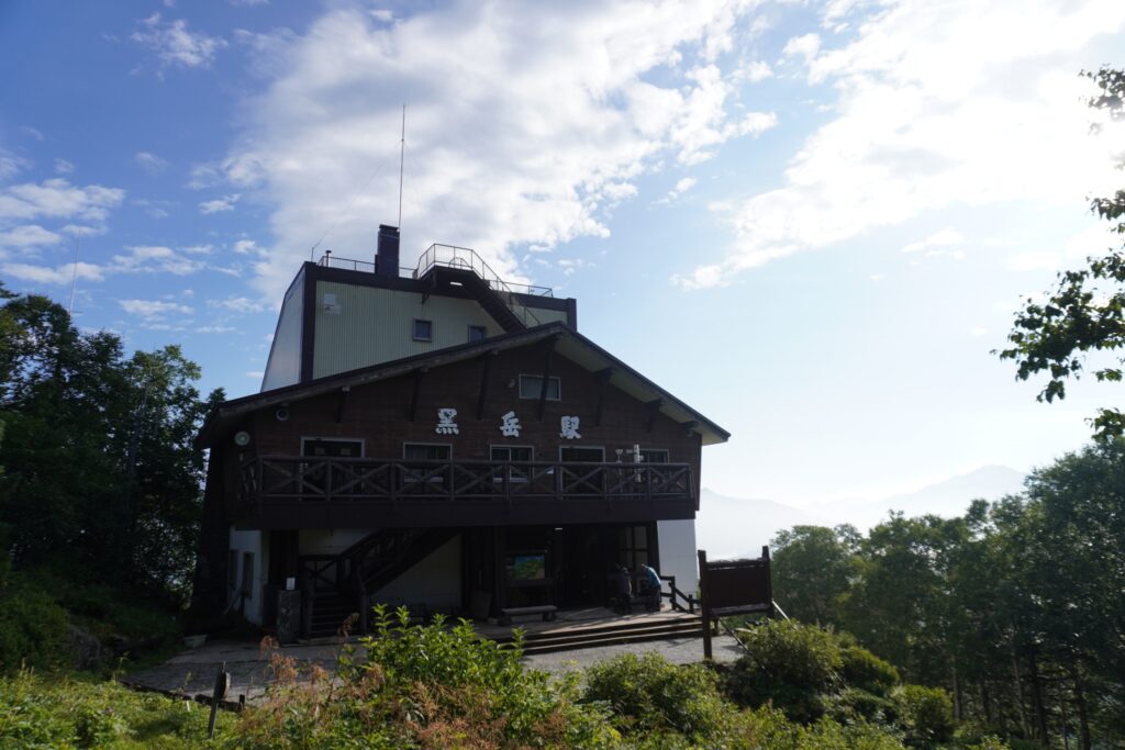 黒岳駅。先を急ぎここからは景色を特に観ず。