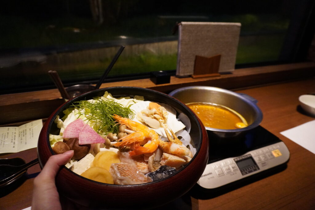 コタン鍋。おいしかった～〆は雑炊にしました💖