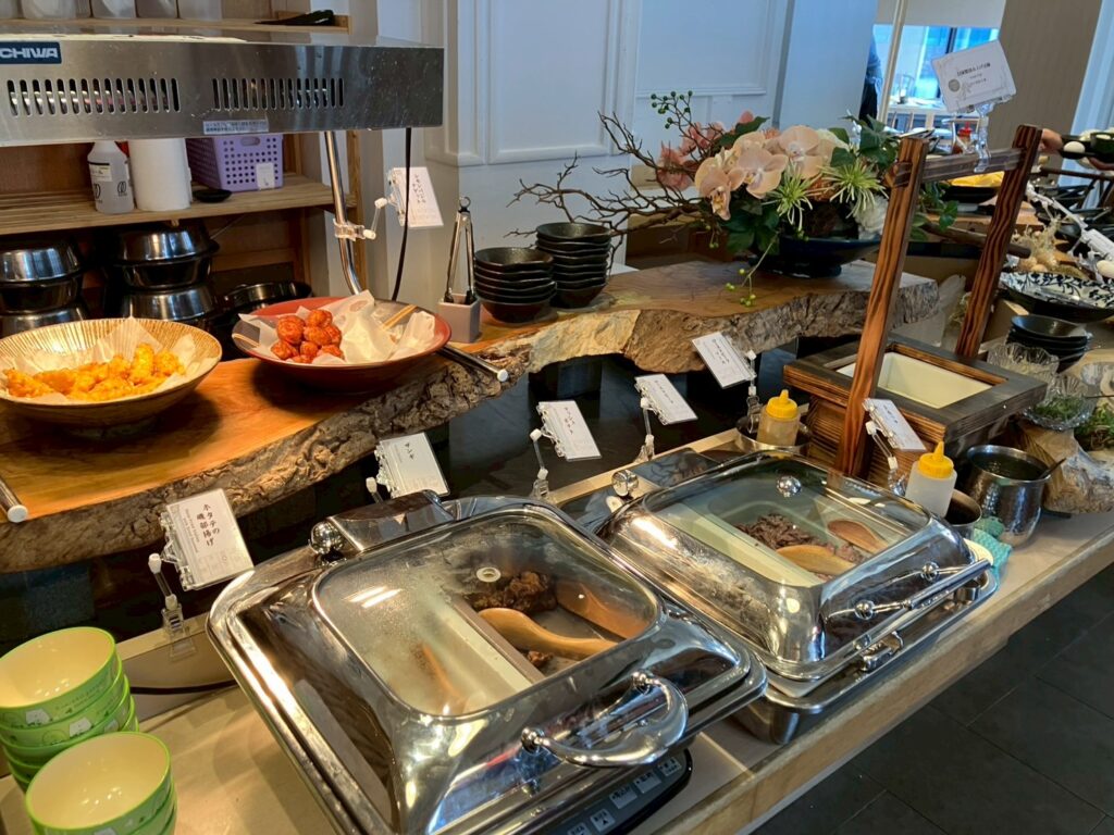 お惣菜ビュッフェ。