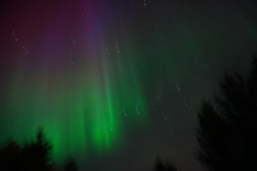このくらいになると肉眼でもかなり綺麗に見えました✨