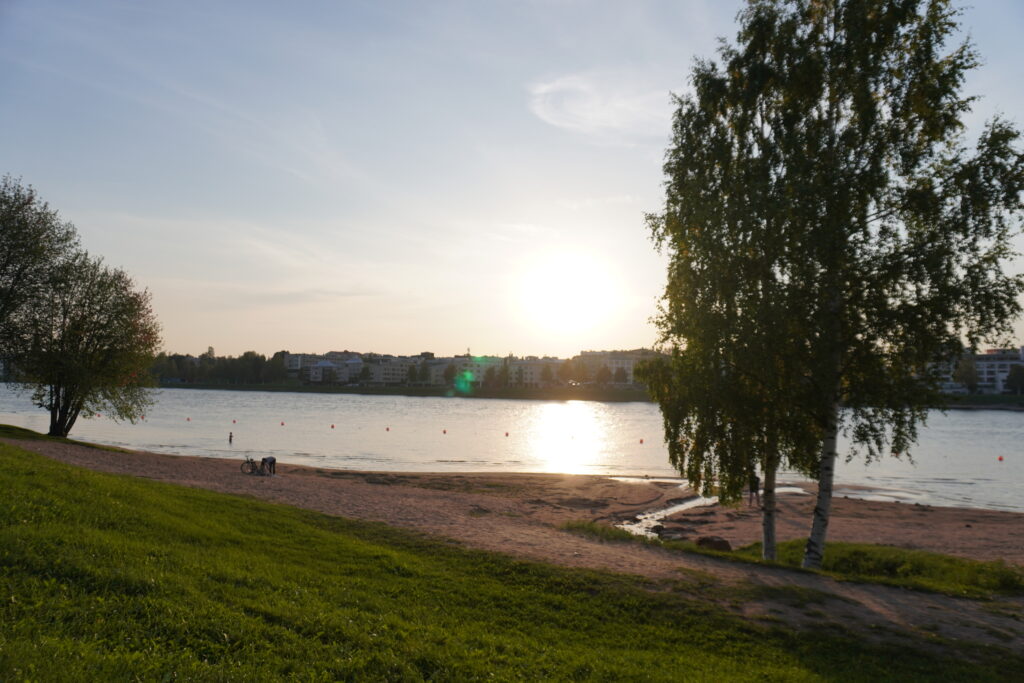 夕日が綺麗に見えました✨