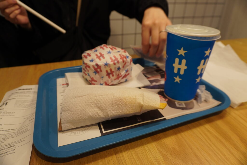 このときはイートインするつもりでした。