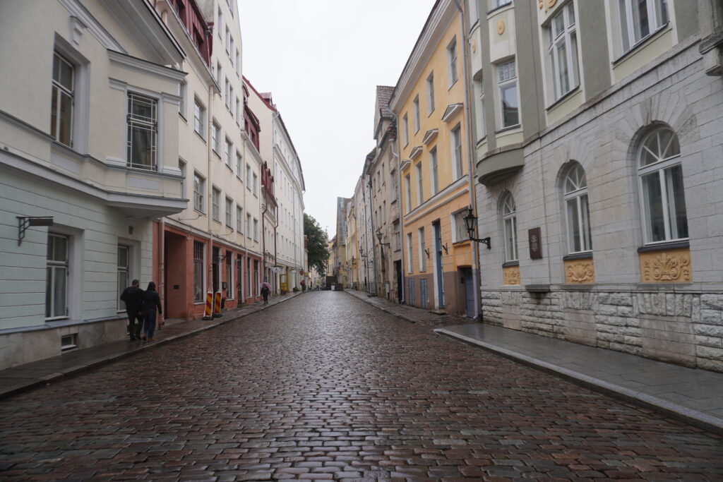 ただの道すら映える。