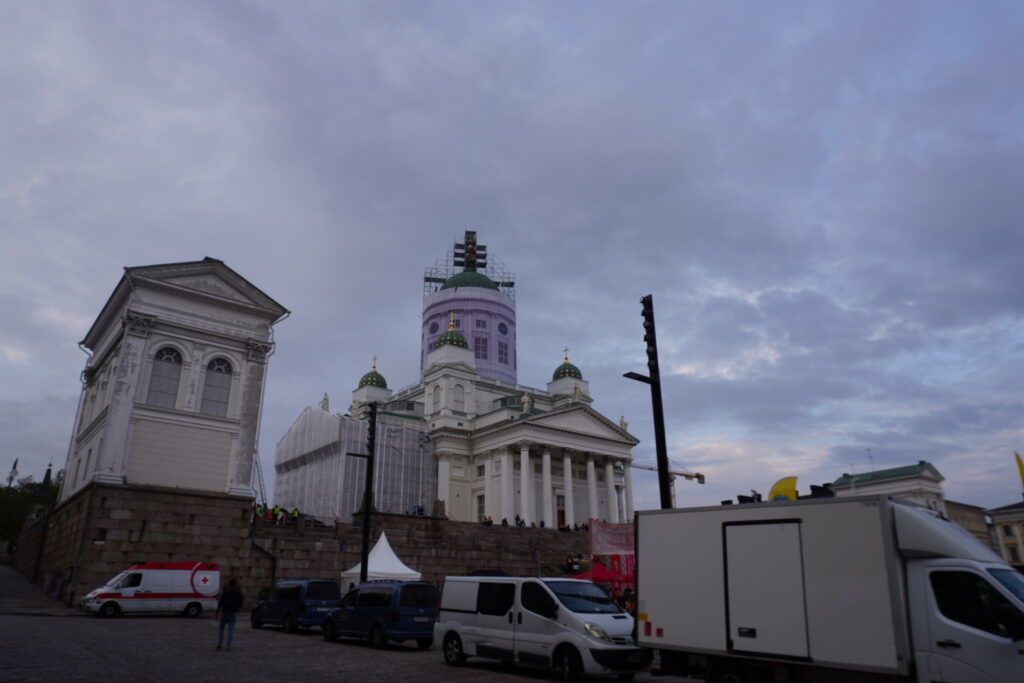 ヘルシンキで最後に撮ったカメラの写真。雑だけど何かエモい。