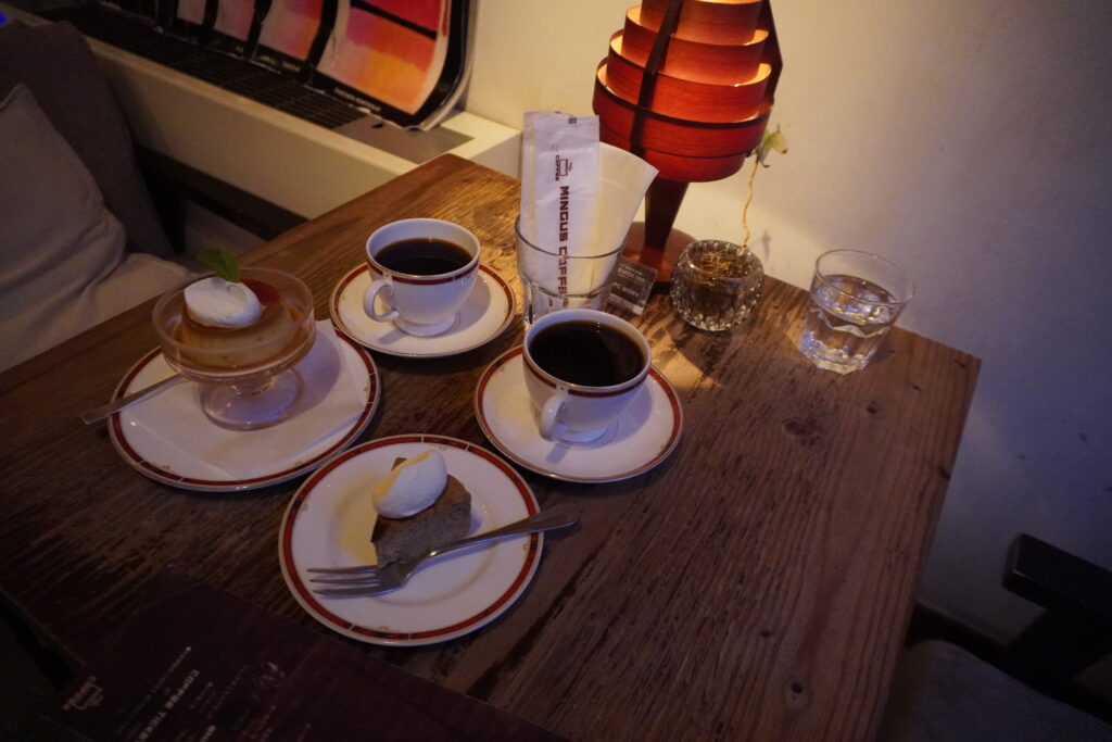 この日は店内利用です。ここのスイーツはすべておいしい。