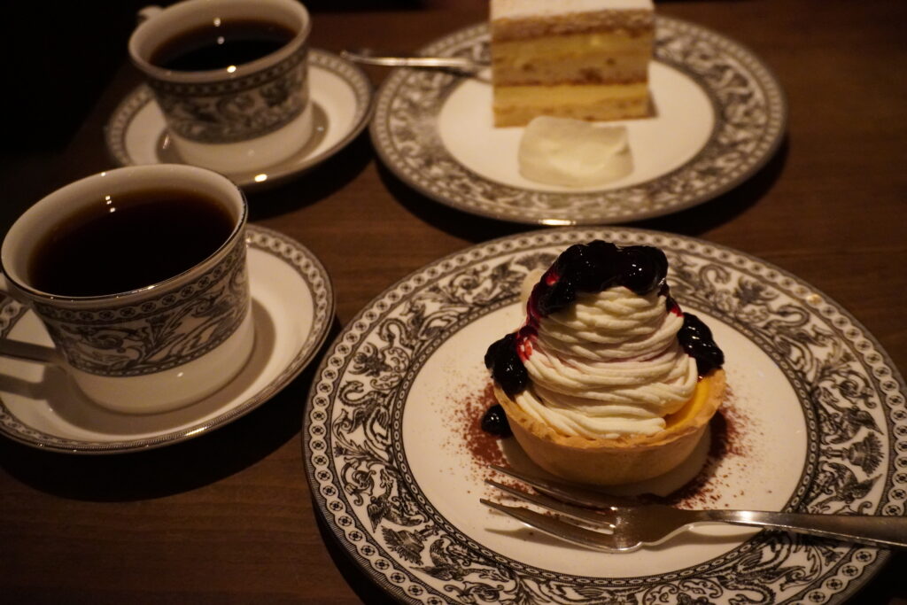 季節限定スイーツはハスカップ。