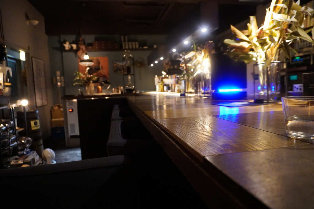 落ち着いた音楽と空間。