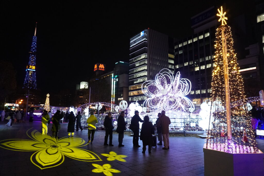 綺麗なイルミネーション。