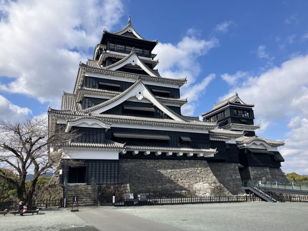熊本城天守閣。
