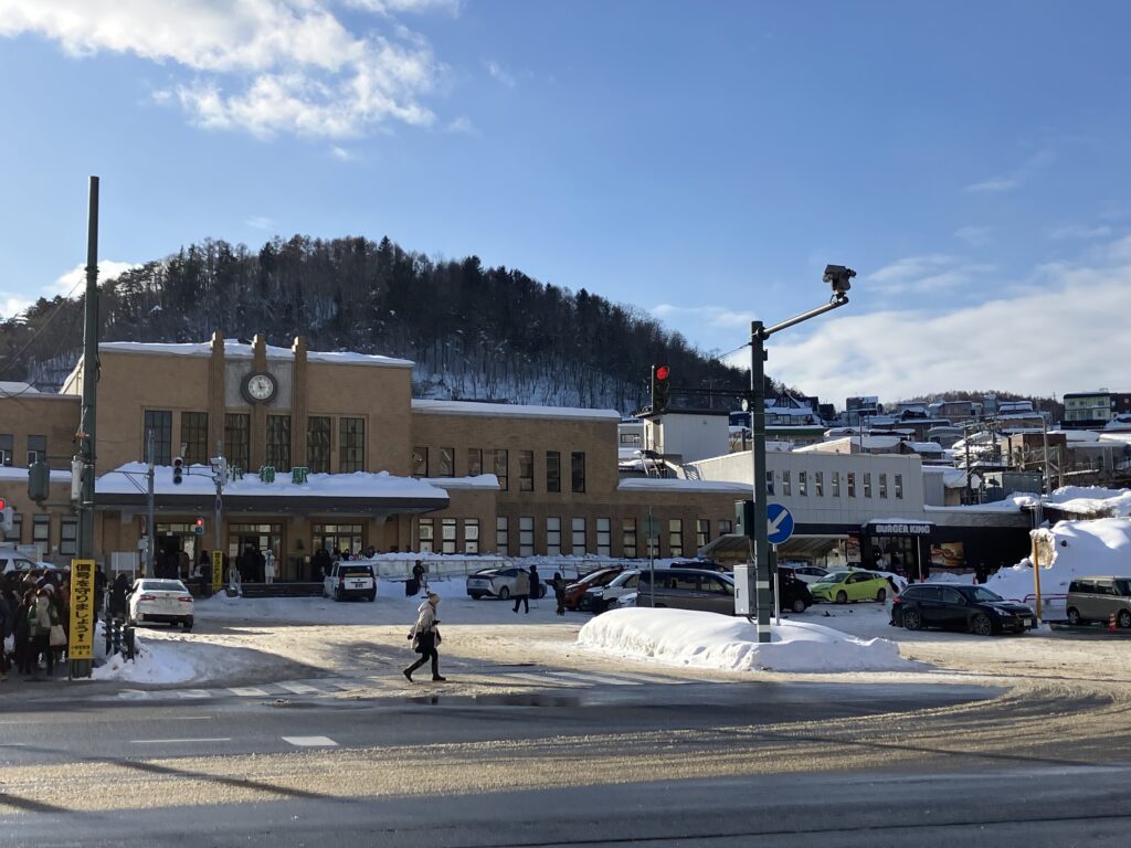 小樽駅外観も素敵です。