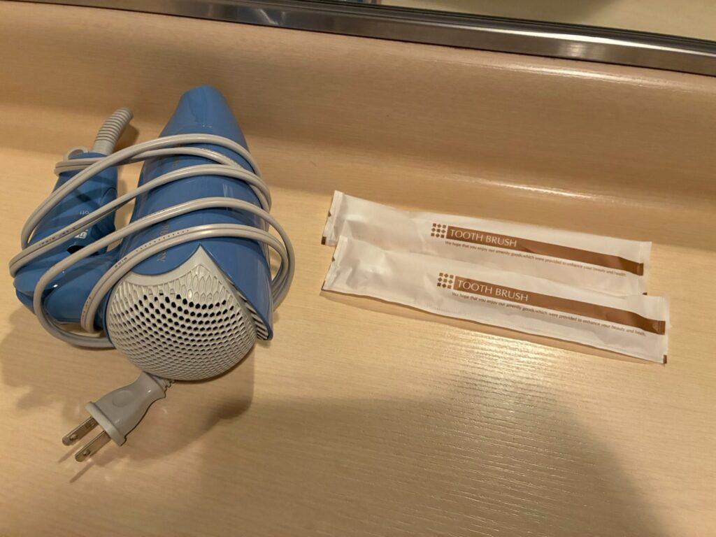 ここまでアメニティがシンプルな宿、珍しい（笑）