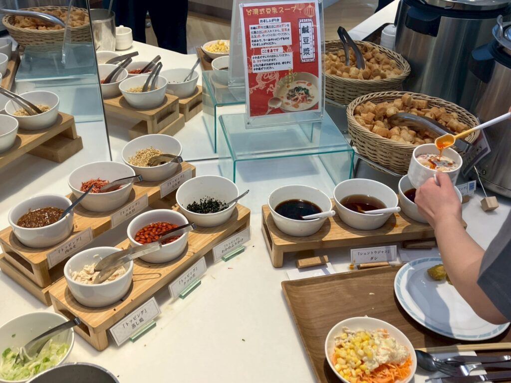 台湾の定番朝食。人気メニューの一つでした✨