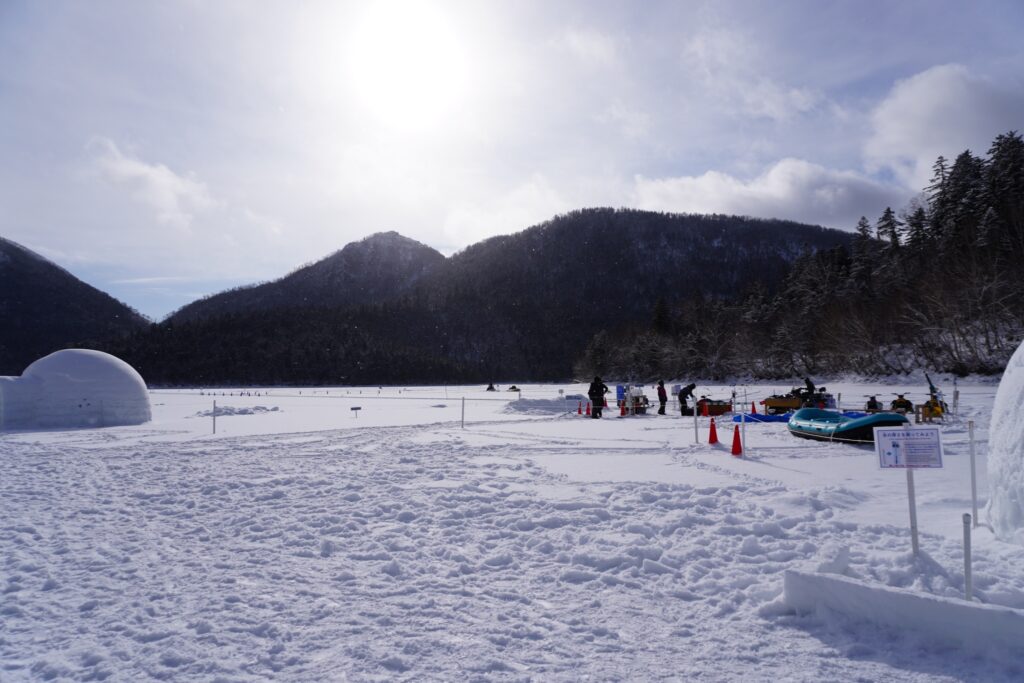 アクティビティを楽しむ人もたくさんいました。