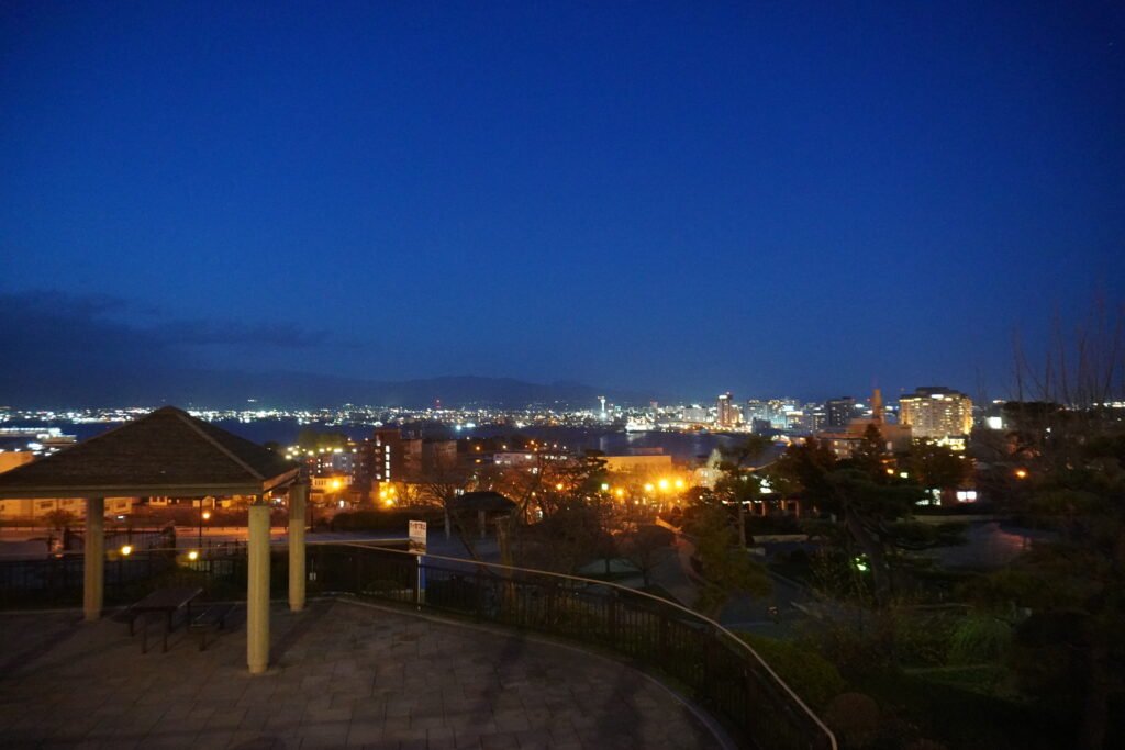 元町公園からの夜景✨