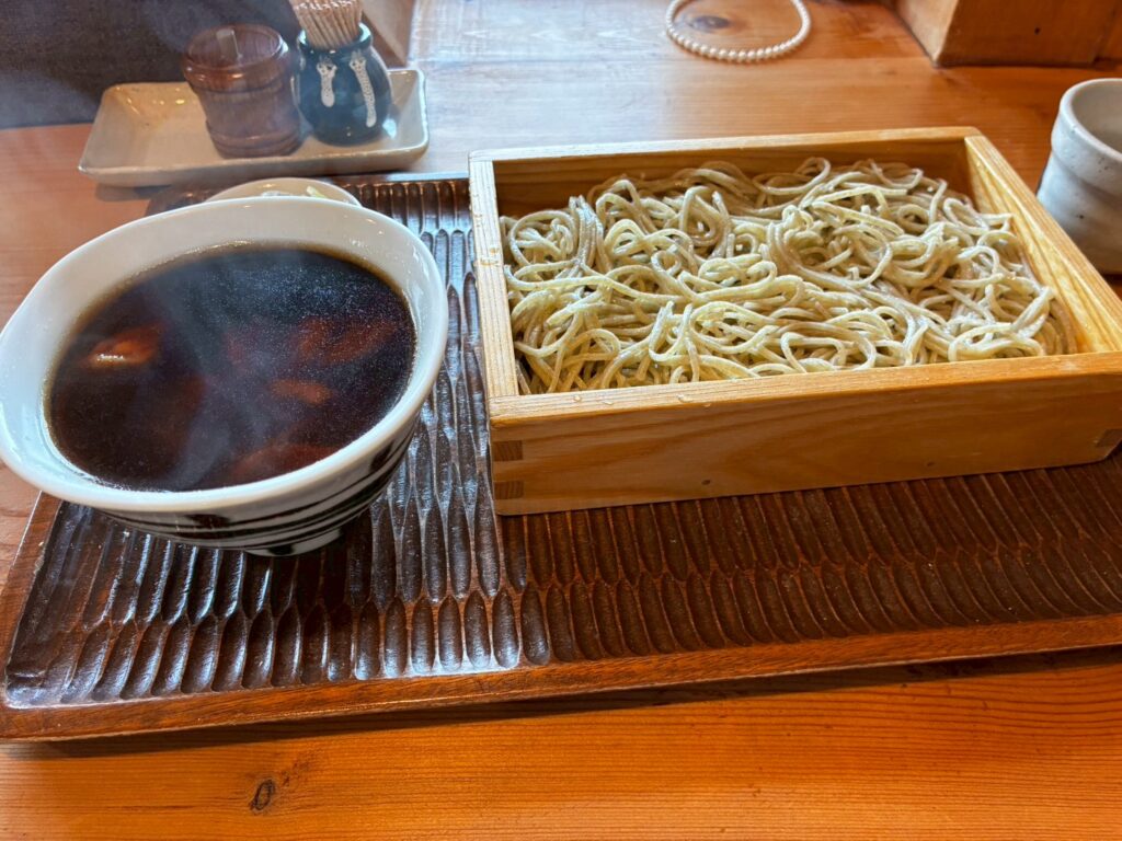 鶏ごぼうのつゆがおいしい。
