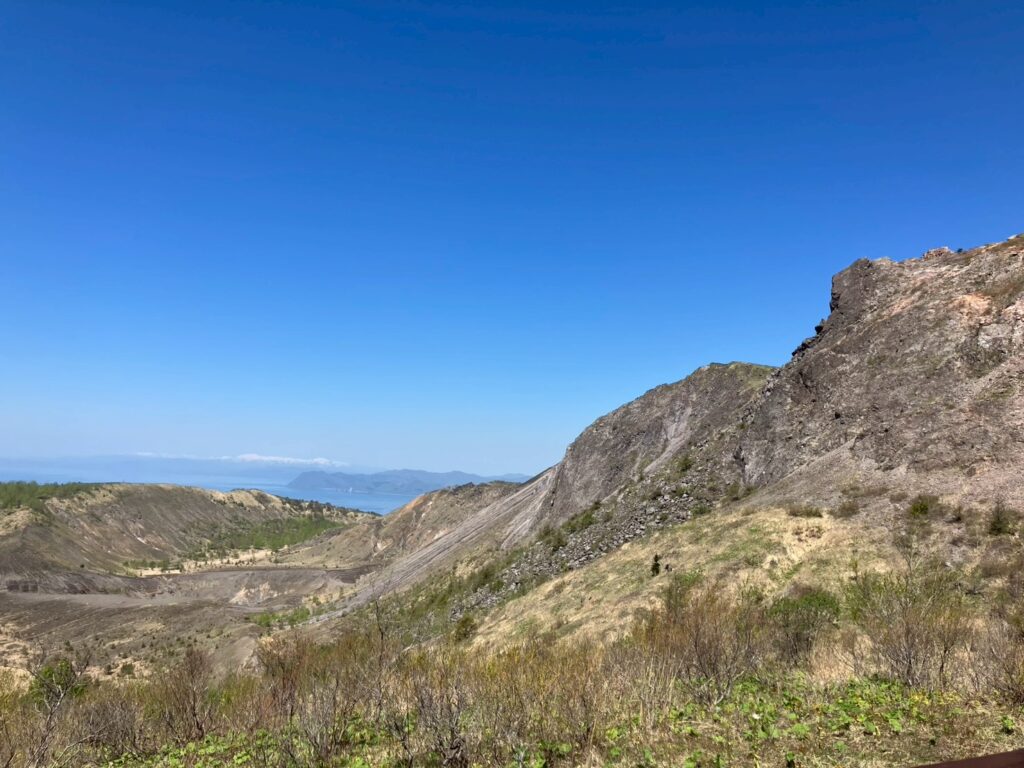 有珠山。