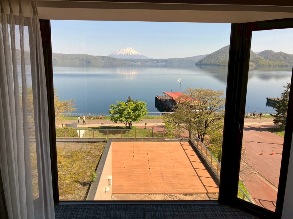 部屋からの景色（＠スパリゾート館3階）