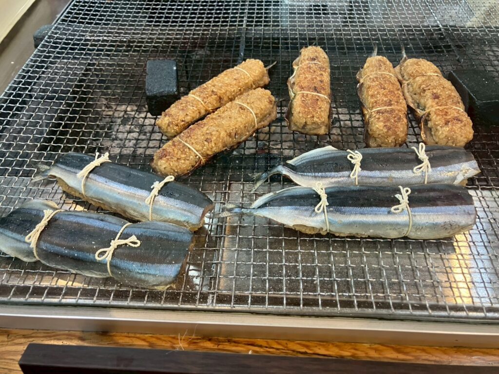 焼いているところが見られます！