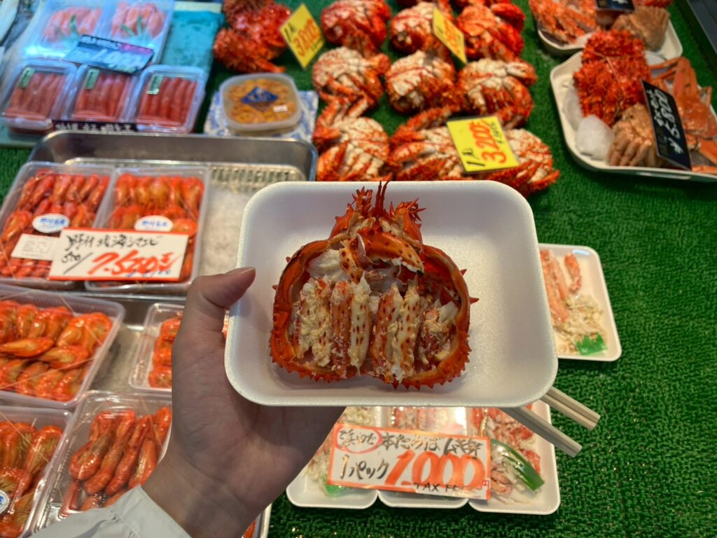 花咲ガニ900円！🦀