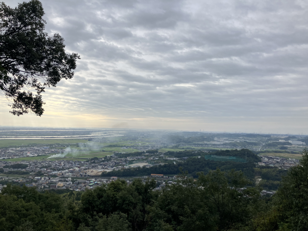 第2見晴台からの景色とは少し違います。（第3見晴台からの写真📷）
